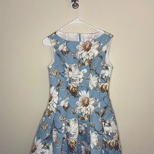 Oscar de la Renta French Blue Dress
